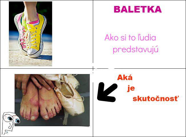 balet - nohy